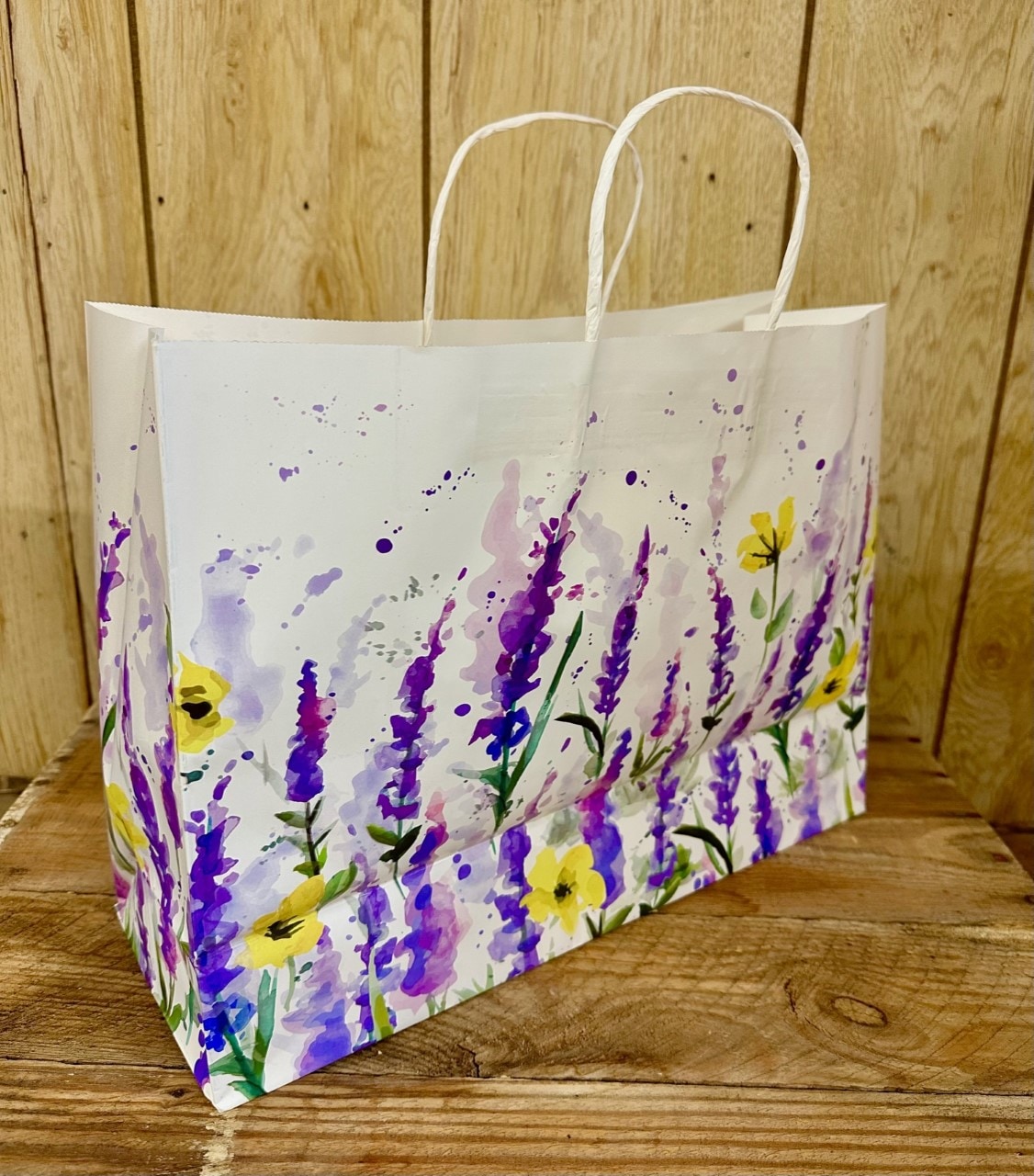 Recycled Lavender Paper Gift Bag